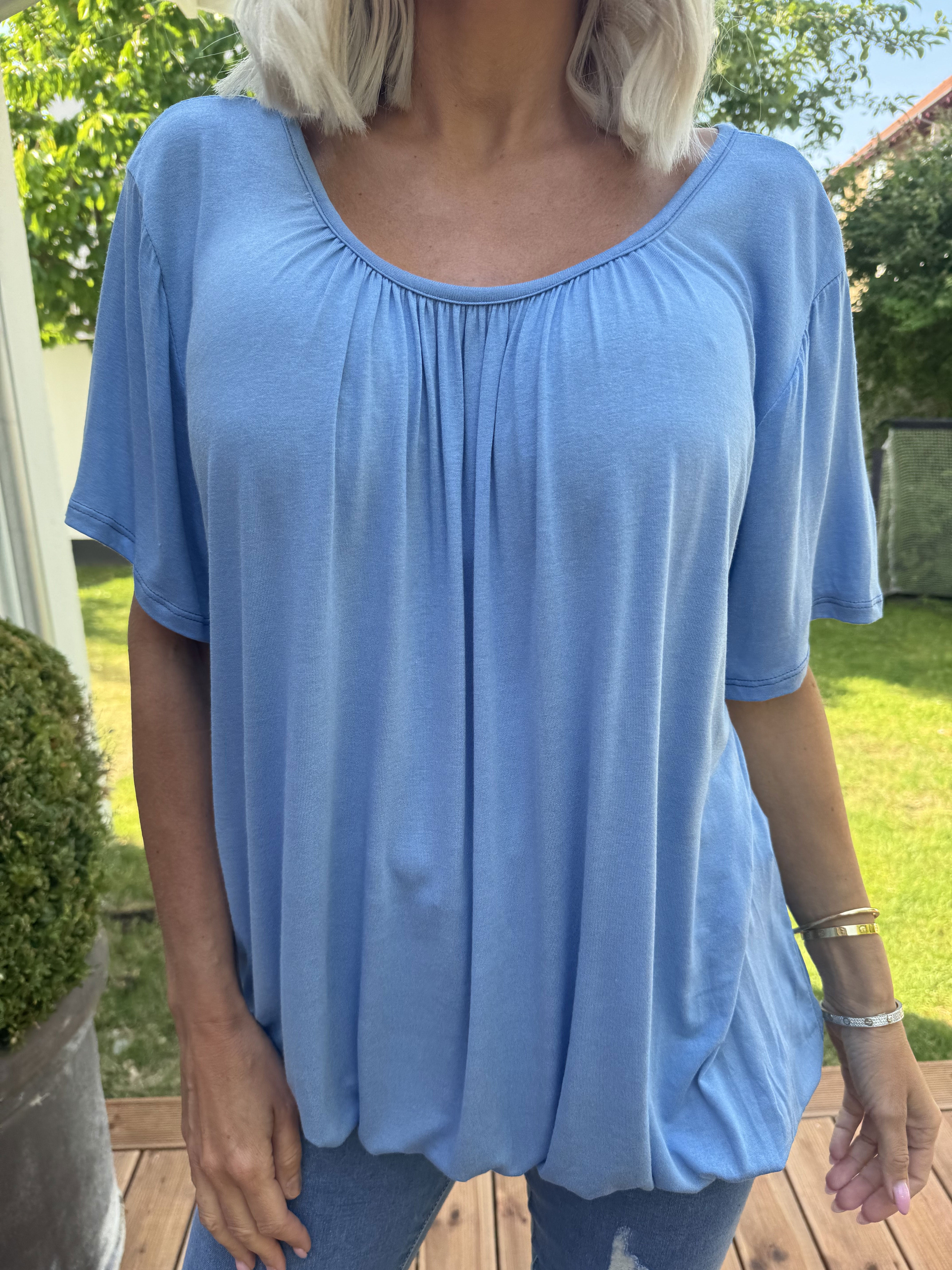 Miracle t-shirt - Basis t-shirt med elastik forneden (bestseller)